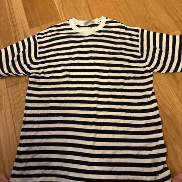 JOHN SMEDLEY 스트라이프 니트T셔츠 L