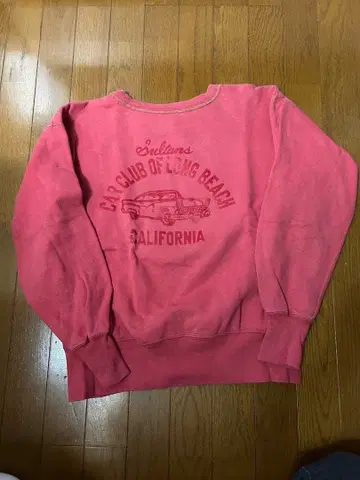 구 리얼 맥코이 McCOY 핑크 맨투맨 사이즈 38