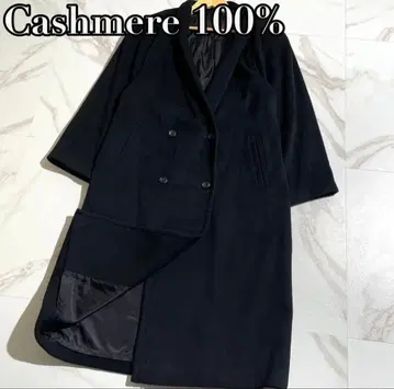 새상품급 캐시미어 100% 롱 코트 조세핀 더블 체스터 코트