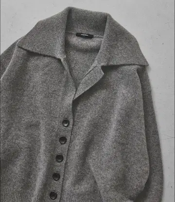 JOURNAL STANDARD MUSIC 오픈 카라 가디건