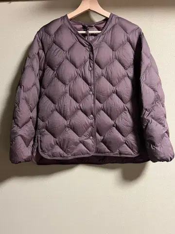 UNIQLO 울트라 라이트 다운 릴랙스 자켓 S 브라운 미사용