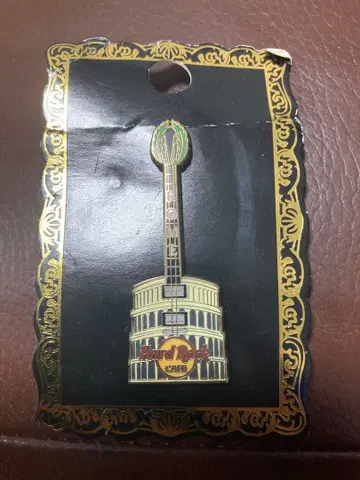 하드 록 카페 로마 기타 컬렉션 핀 배지