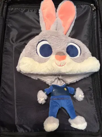 상하이 디즈니 한정판 주토피아 주디 모자 디즈니 머리띠