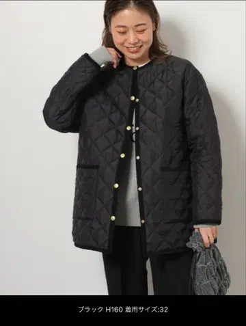 트래디셔널 웨더웨어 아클리 A라인 퀼팅 자켓