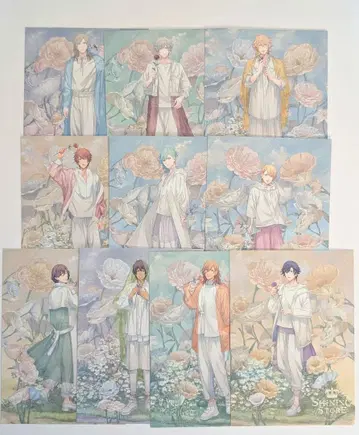 우타프리 특전 비주얼 카드 Floral Harmony Ver. 10점