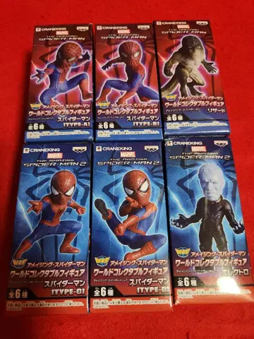 월드 콜렉터블 스파이더맨 6종 피규어 일렉트로 리자드