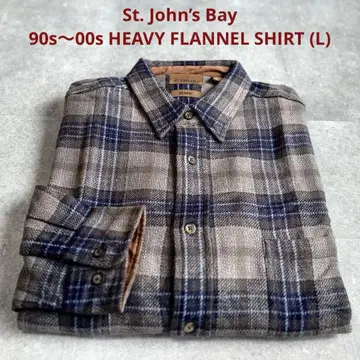 [ 데드스탁 ] 00s 세인트 존스 베이 헤비 플란넬 셔츠 빅맥