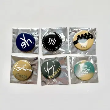 기븐 라이브 히이라기 mix 캔뱃지 전 6종 세트