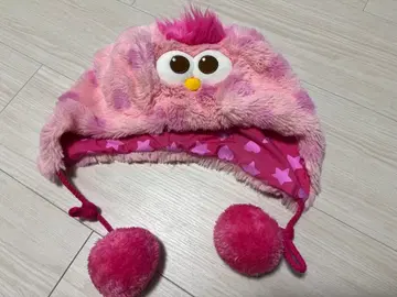 Moppy 캐릭터 모자 핑크