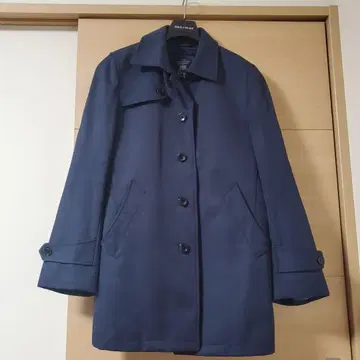 Junmen 네이비 트렌치코트 L