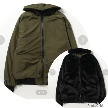 Mountain Mania 마운틴매니아 리버서블 블루종 후드티