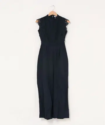 LACE LADIES 프릴 슬리브리스 올인원 팬츠 드레스