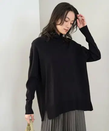 [ 새상품 ] UNFILO M 터틀넥 블랙