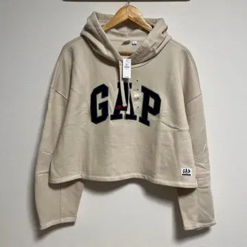 [ 미사용 택 포함 GAP 후드티 ] 새상품/갭/풀오버/베이지/y2k