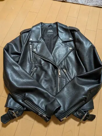 ZARA 블랙 라이더 자켓 자라