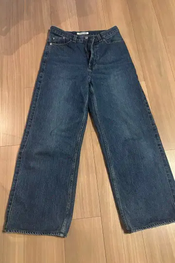 투모로우랜드 맥피 스트레이트 와이드 데님