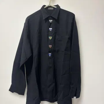 GELLAN EUROPE UOMO 블랙 긴팔 셔츠