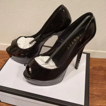 [ 익명 배송 ] DAZZY 펌프스 핑힐 블랙 23cm