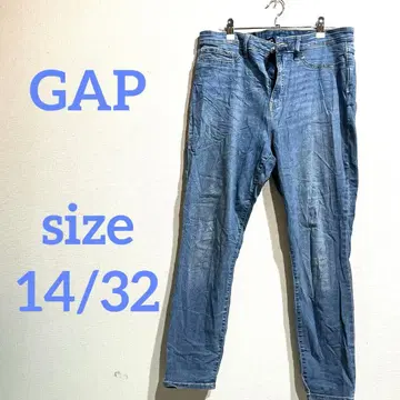 새상품급 GAP 하이라이즈 페이보릿 청바지 [ 14/32 ]