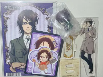 진격의 거인 한지 아크릴 스탠드 스티커