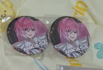 미카사 군 캔뱃지 2세트