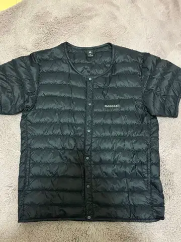 mont-bell 스페리오 다운 라운드넥 T 남성용 블랙