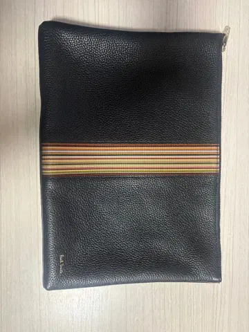 Paul Smith 블랙 스트라이프 클러치백
