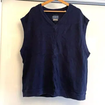 세이린 컴퍼니 코튼 베스트 네이비 사이즈 XL