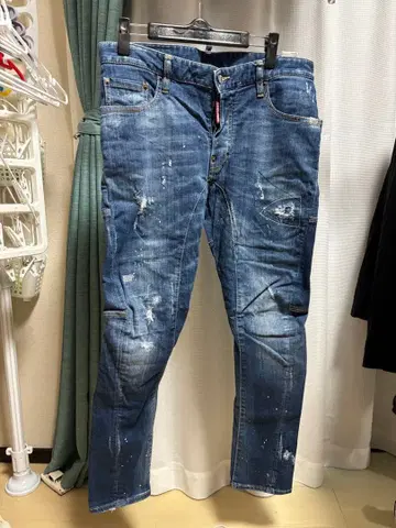 DSQUARED2 데미지 데님 팬츠