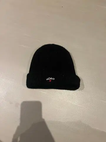NOAH 블랙 니트 모자