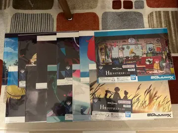 제일복권 건담 지크액스 vol.3 H상 클리어 포스터 11장 세트