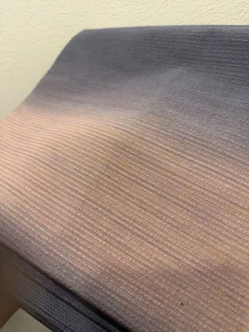 후쿠로 오비 지 블렌딩 핑크 베이지 파랑 보라색 오타이코 패턴 순수 실크