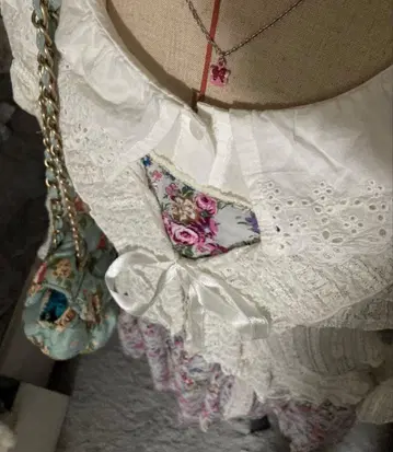 바비 원피스 꽃무늬 00s 공주풍 프릴