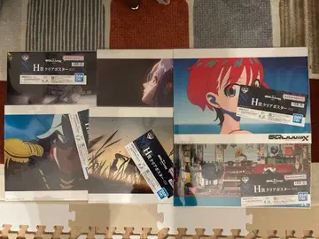 제일복권 건담 지크액스 vol.3 H상 클리어 포스터 6장 세트