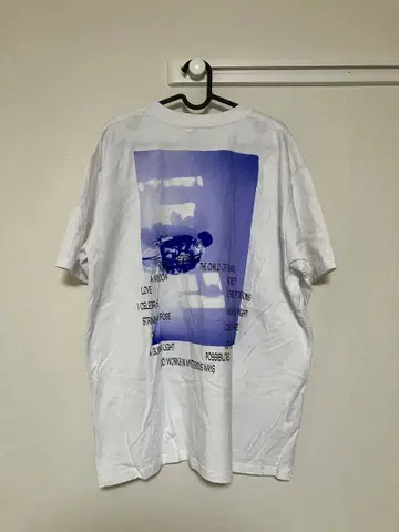 호시노 겐 MADHOPE 티셔츠 화이트 XL 사이즈