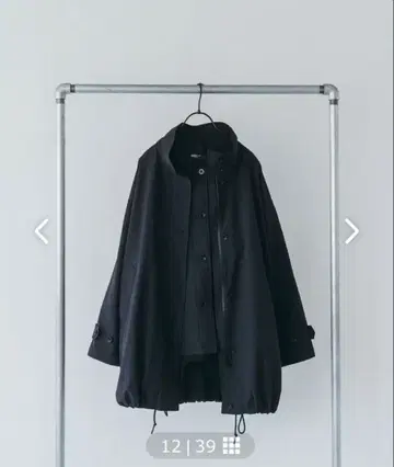 충전솜 베스트 포함 미들 기장 아우터