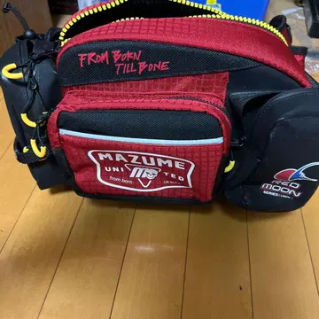 MAZUME 낚시용 가방 레드/블랙
