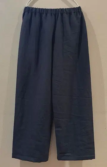 고래구름님 코지 팬츠 L 포켓 2 린레이누 네이비