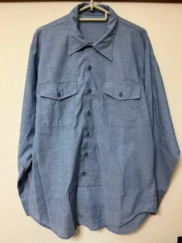 MADE IN USA 샴브레이 셔츠/military