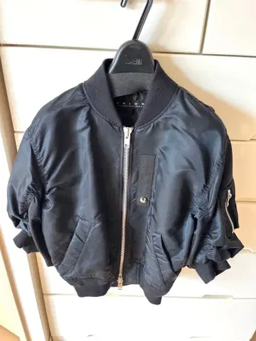 RIDE MA-1 스타일 블랙 자켓