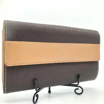 NINA RICCI 니나리치 장지갑 이단 접이식 W 후크 모노그램
