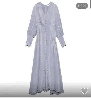 새틴 턱 원피스