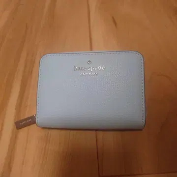 케이트 스페이드 라이트 블루 코인 케이스