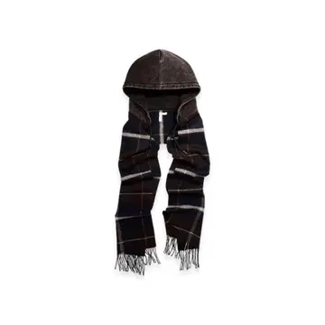 미사용 새상품 H&M 글렌 마틴 후드 머플러