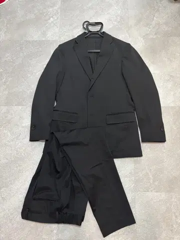 [ 상태 좋음 ] 링 재킷 블랙 캐주얼 수트 셋업