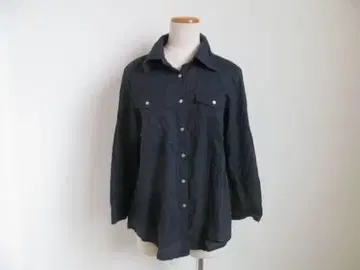 네이비 긴팔 셔츠 2포켓