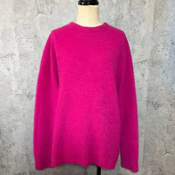 ATON FUR CASHMERE CREWNECK PULLOVER