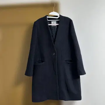 나노 유니버스 네이비 롱 코트