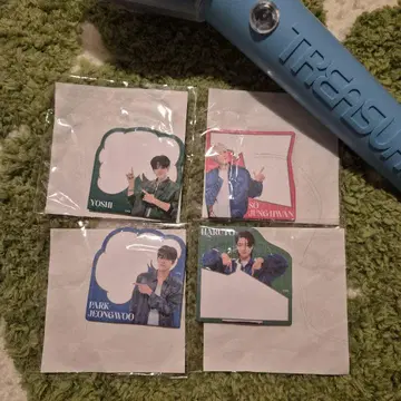 TREASURE 가챠 떡메모지 (요시/하루토/정우/정환)