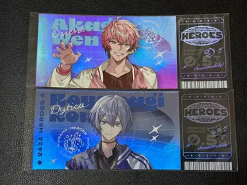 [ 아카기 웬 코야나기 로우 ] 랜덤 홀로그램 티켓풍 카드